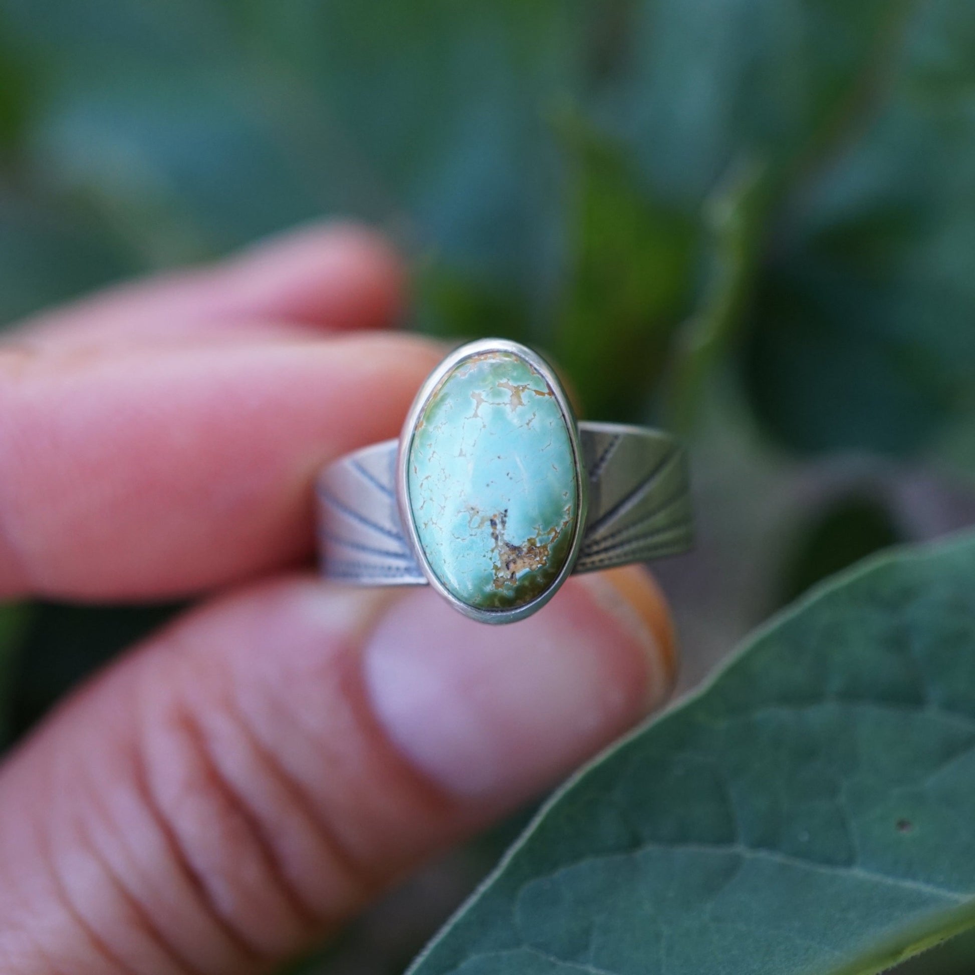 little royston turquoise ring - size 6/6.25 - Lumenrose