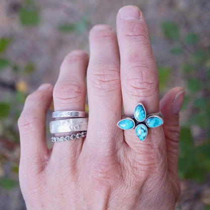 the rugged grace ring in sterling - multiple sizes available - Lumenrose