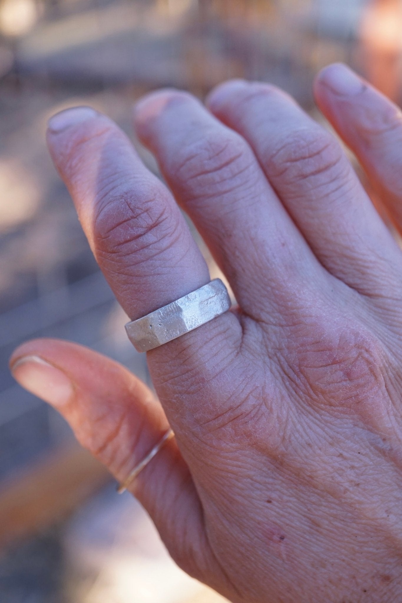 the rugged grace ring in sterling - multiple sizes available - Lumenrose