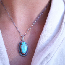 royston necklace with copper bezel