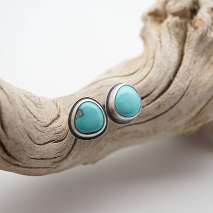 cheyenne turquoise stud earrings - Lumenrose