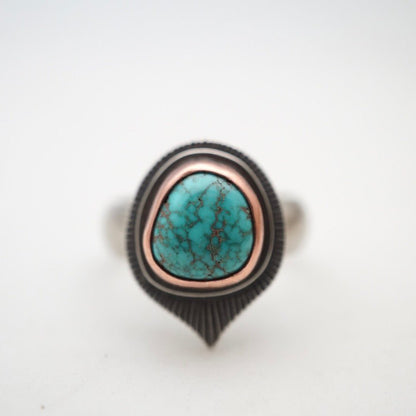 godber turquoise ring - size 9.5 - Lumenrose