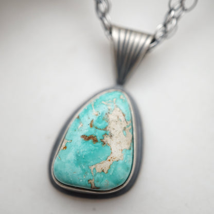 royston turquoise pendant necklace - Lumenrose