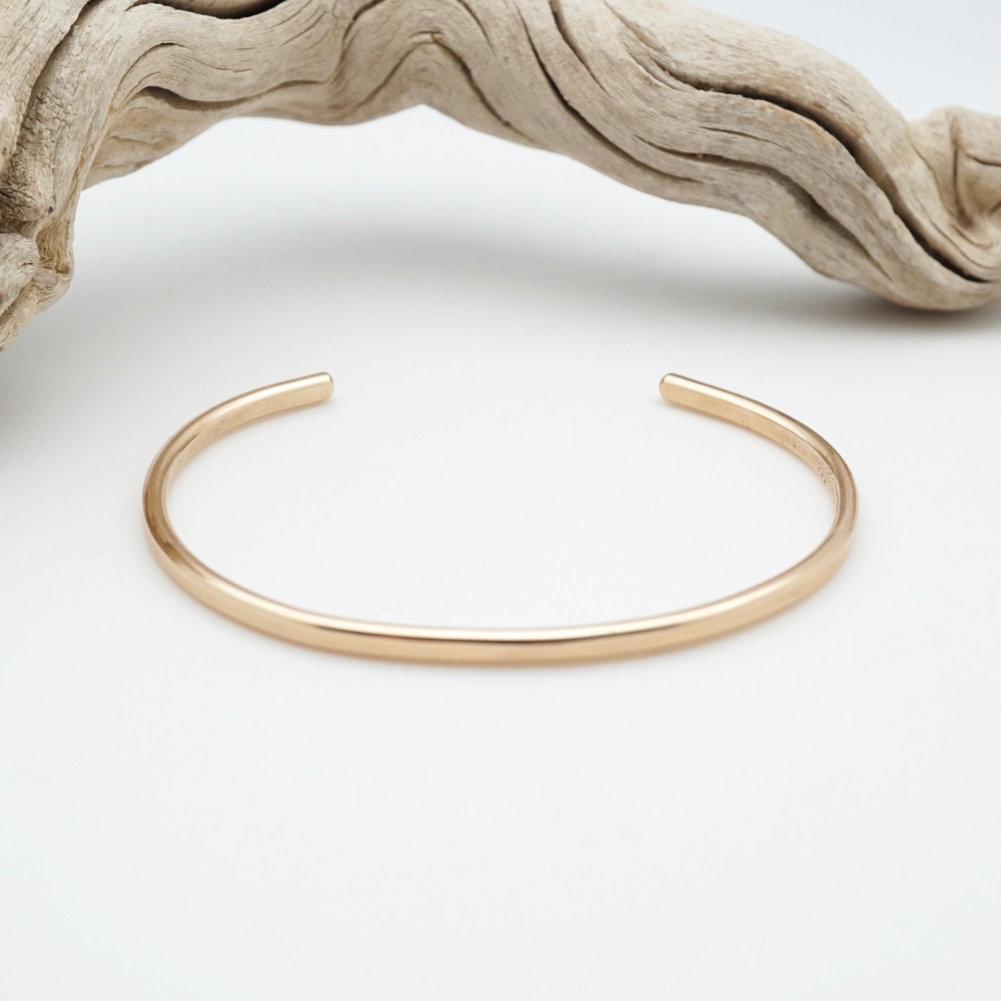 sturdy 14k goldfill cuff - two sizes available - Lumenrose