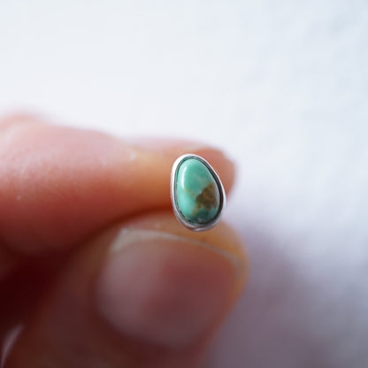 teeny tiny SINGLE STUD earrings in silver - Lumenrose