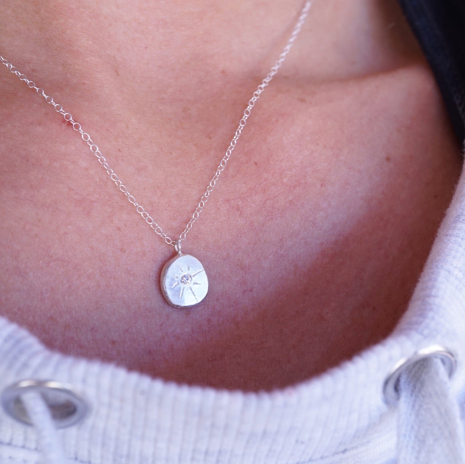 tiny sparkle necklace - Lumenrose