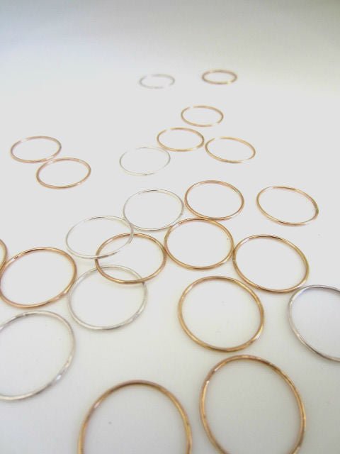 tiny stacking rings - Lumenrose