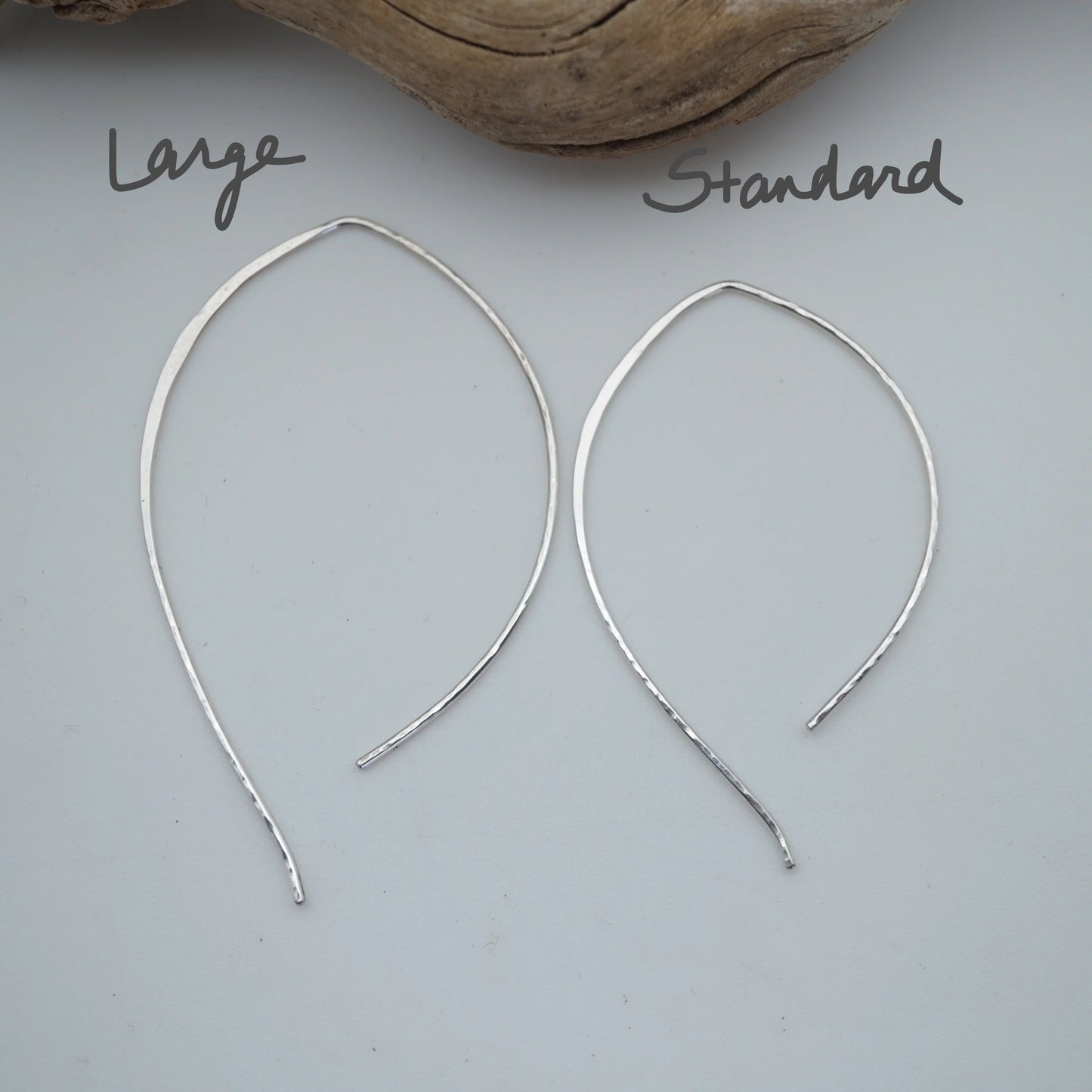 wishbone earrings - Lumenrose