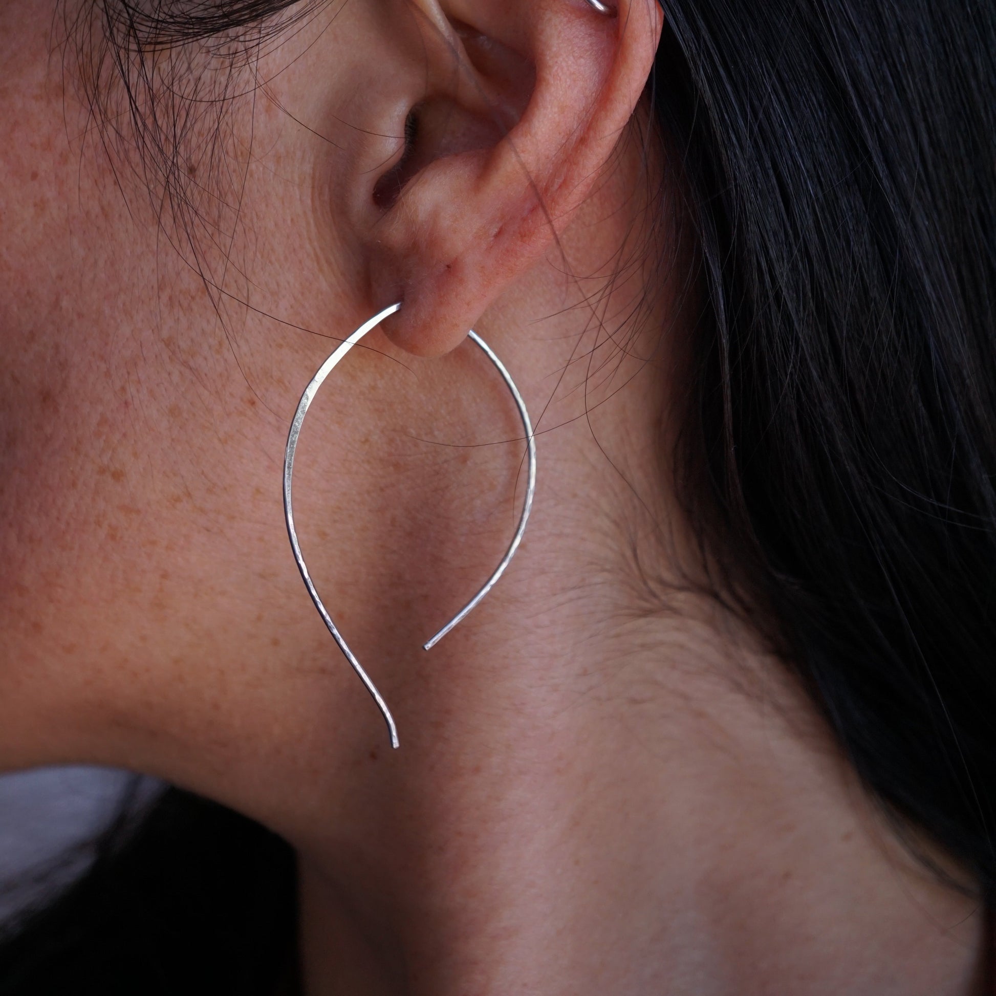 wishbone earrings - Lumenrose